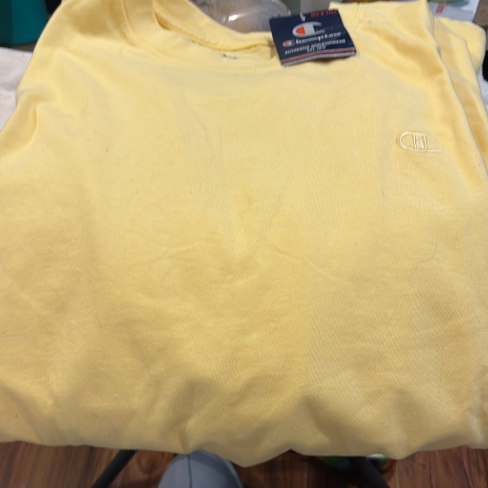 Champion Yellow Crewneck T-Shirt